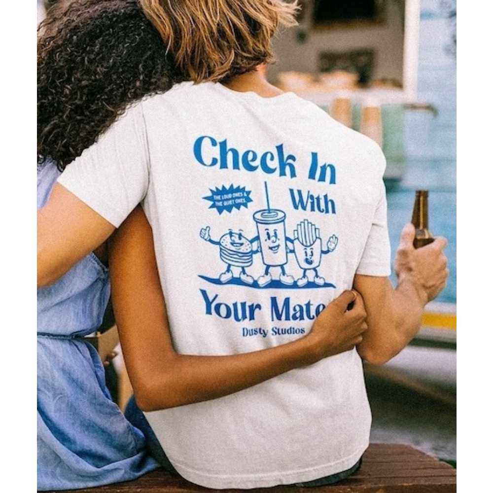 Your Health Wellness - Check in With Your Mates T-Shirt