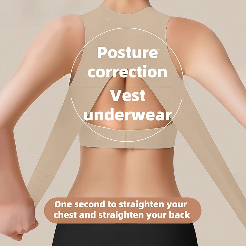 Posture Corrector Back Brace - Wireless Posture Correction Bra for Women