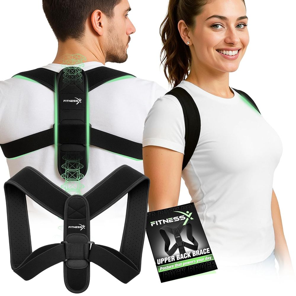 Posture Corrector Back Brace - Adjustable Posture Corrector for Men &