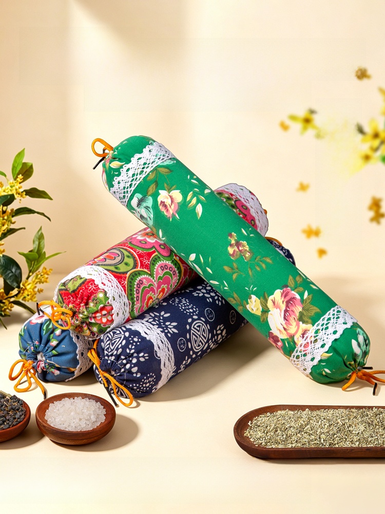 Health Wellness Activities - Handmade Moxa Herb Neck Support Pillow