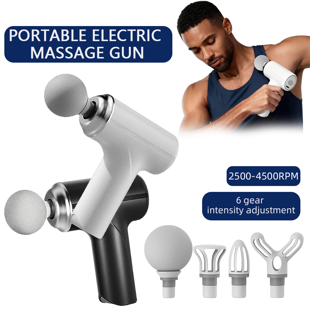 Scalp Massager Electric - Portable Mini Fascia Massage Gun Wireless