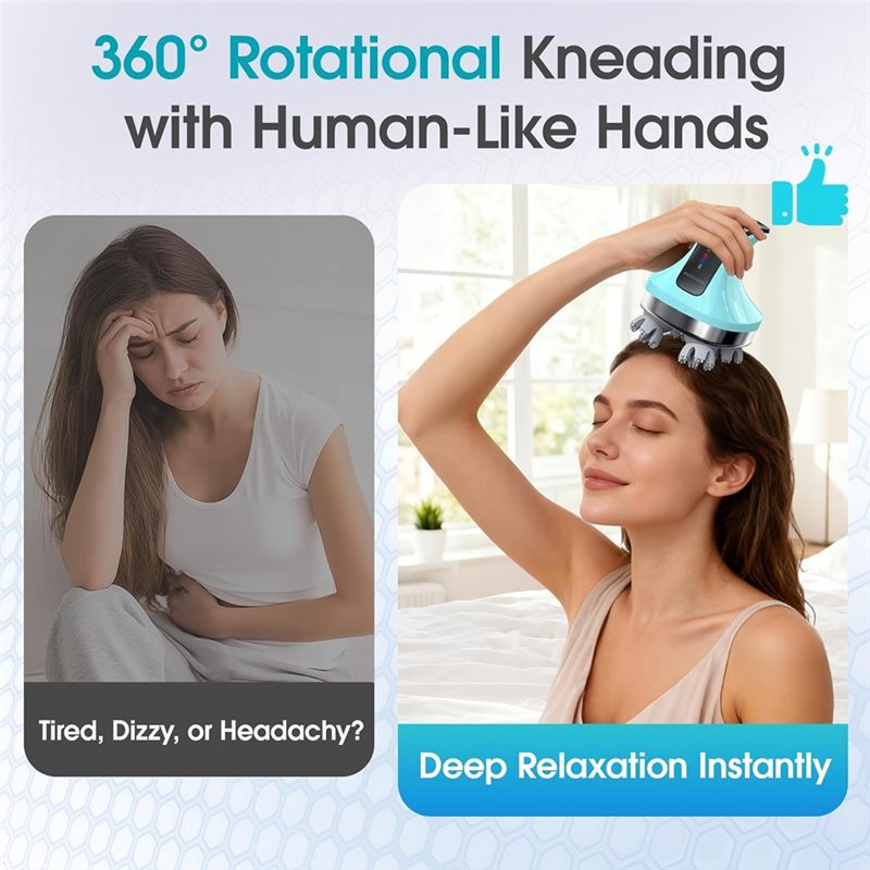 B51CNEW! Scalp Massager Electr - Scalp Massager Electric recension och pris