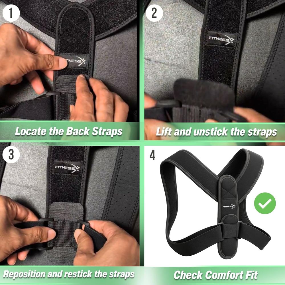 Adjustable Posture Corrector f - Posture Corrector Back Brace recension och pris