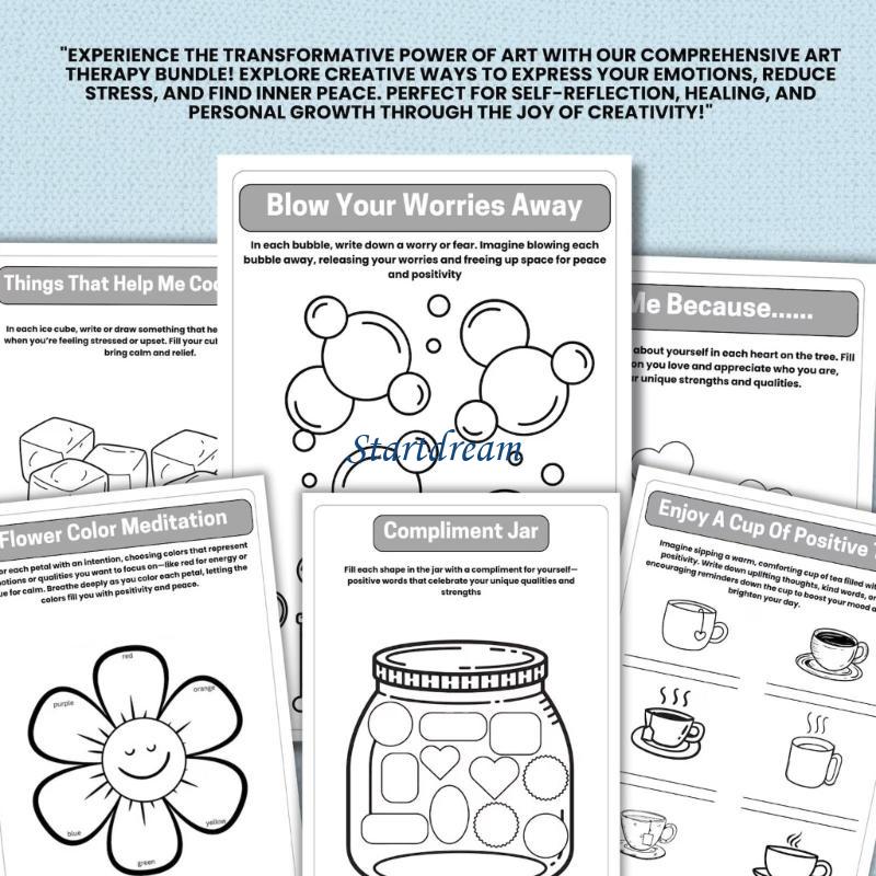 Mental Health Workbook Therape - Health Wellness Activities recension och pris