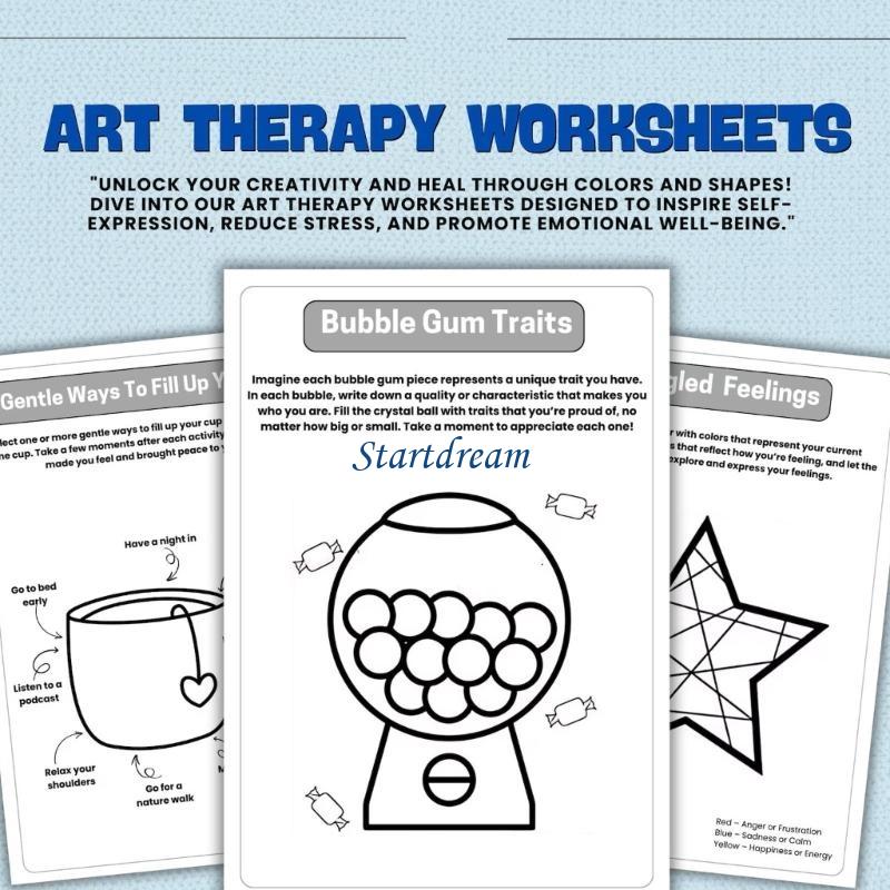 Mental Health Workbook Therape - Health Wellness Activities recension och pris