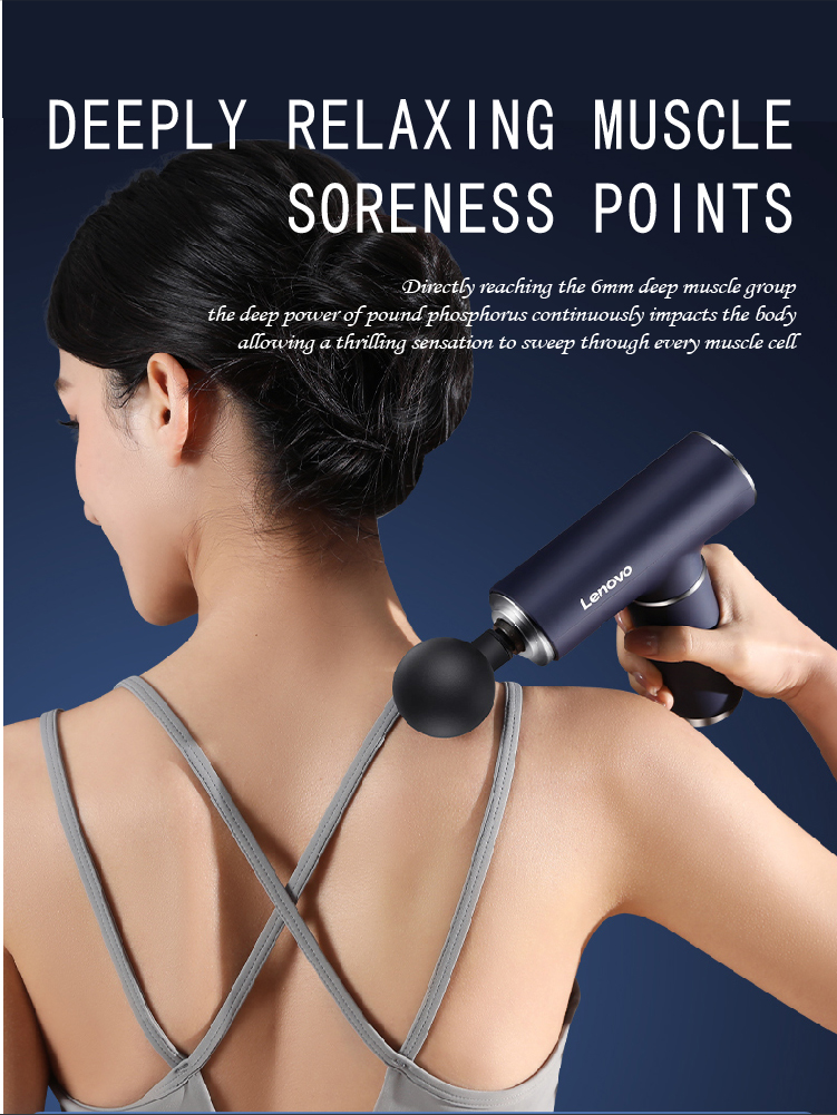 Lenovo 6 Heads Fascia Gun Prof - Scalp Massager Electric recension och pris