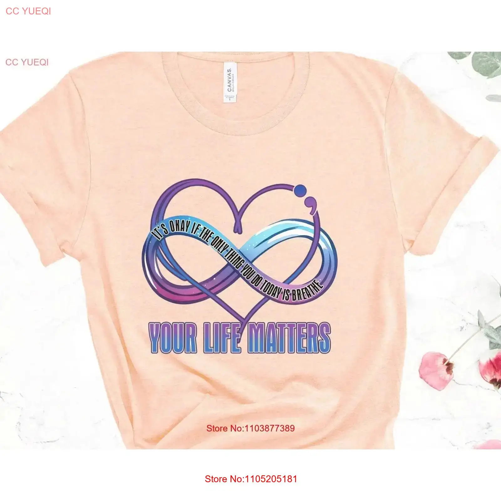 Mental Health T Shirt It's Oka - Your Health Wellness recension och pris