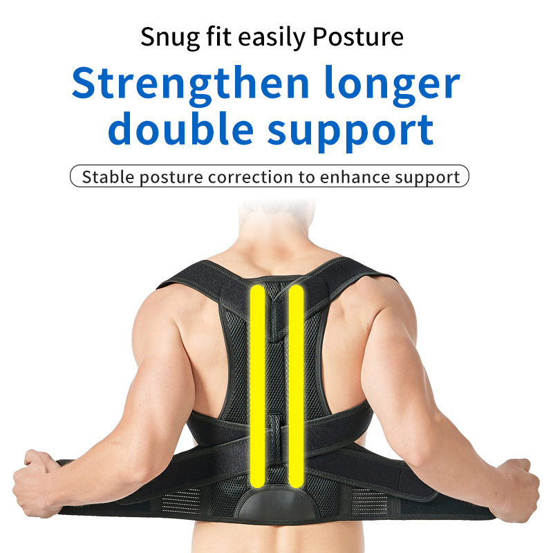 3XL 4XL Alloy Plate Shoulder P - Posture Corrector Back Brace recension och pris