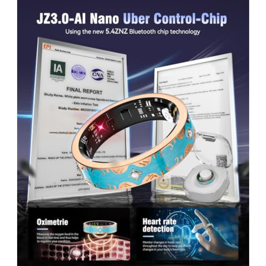 7 Gen Diamond Smart Ring for W - Health Wellness Activities recension och pris