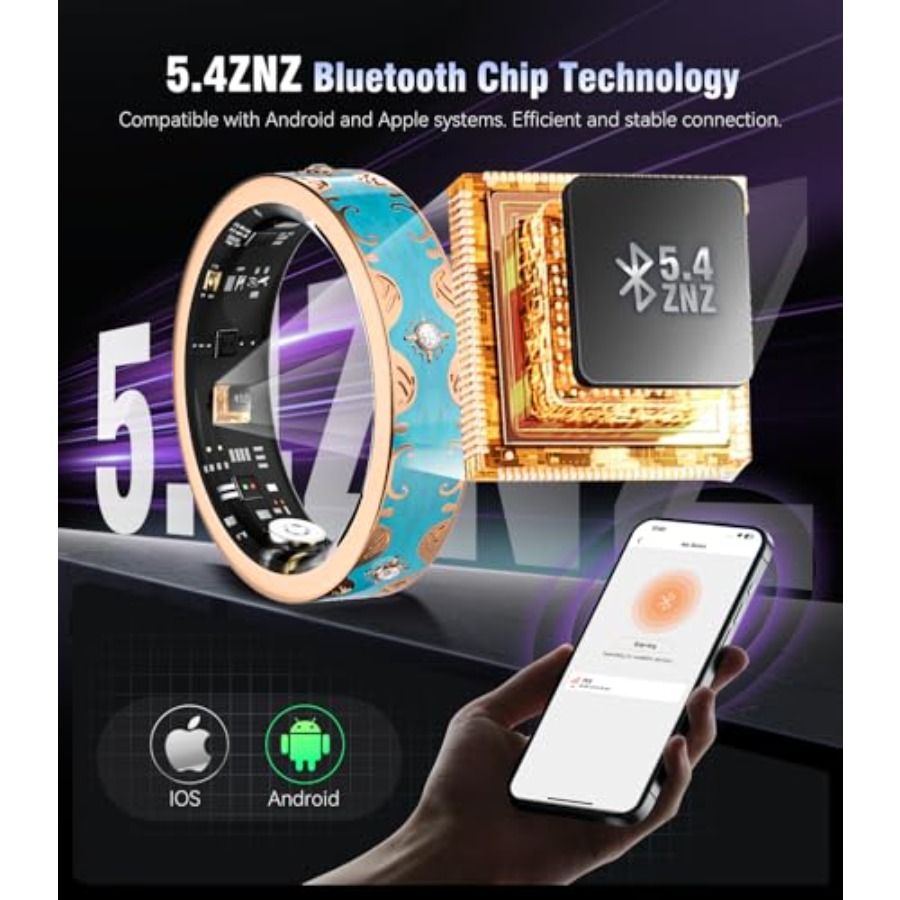 7 Gen Diamond Smart Ring for W - Health Wellness Activities recension och pris