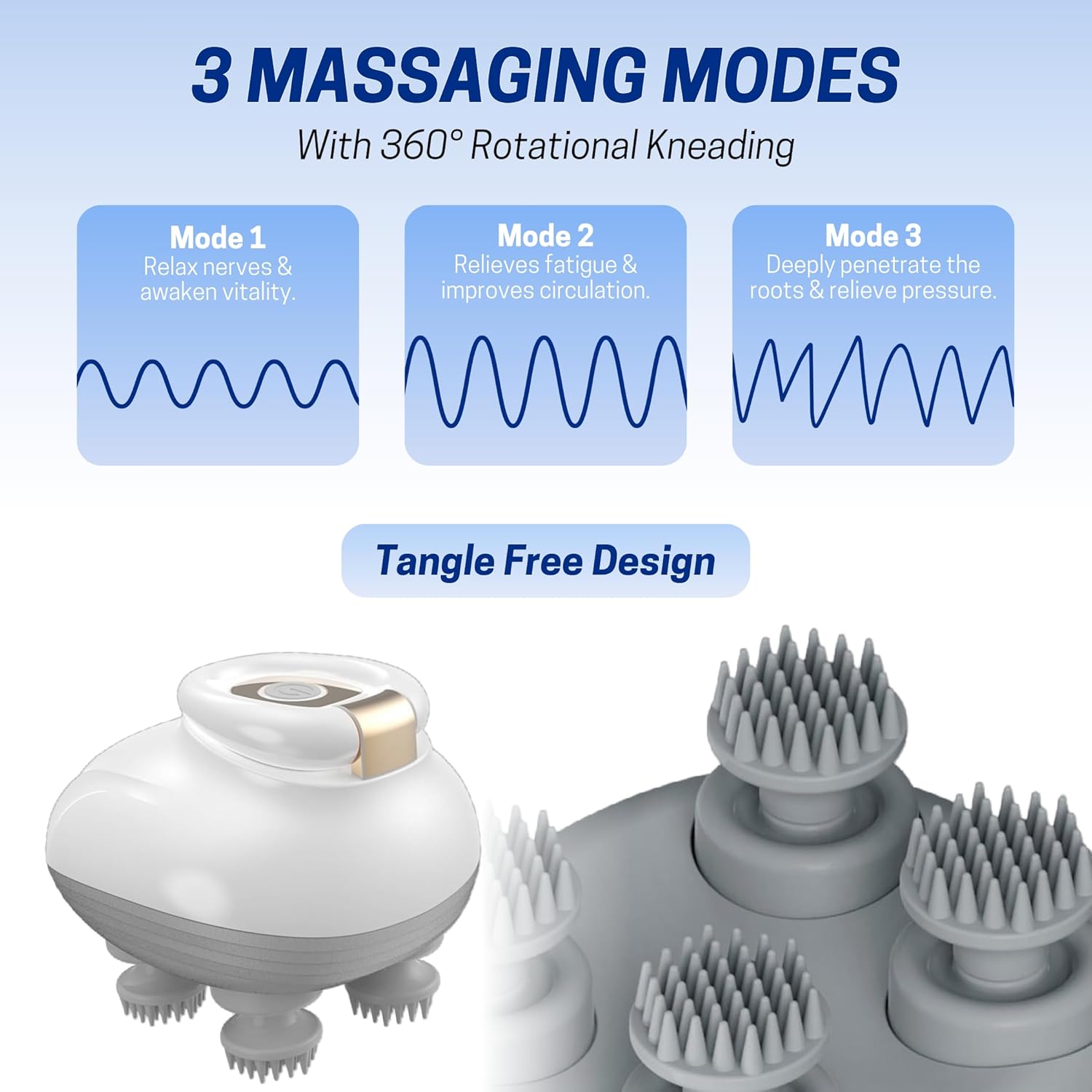 Scalp Massager Electric, Porta - Scalp Massager Electric recension och pris