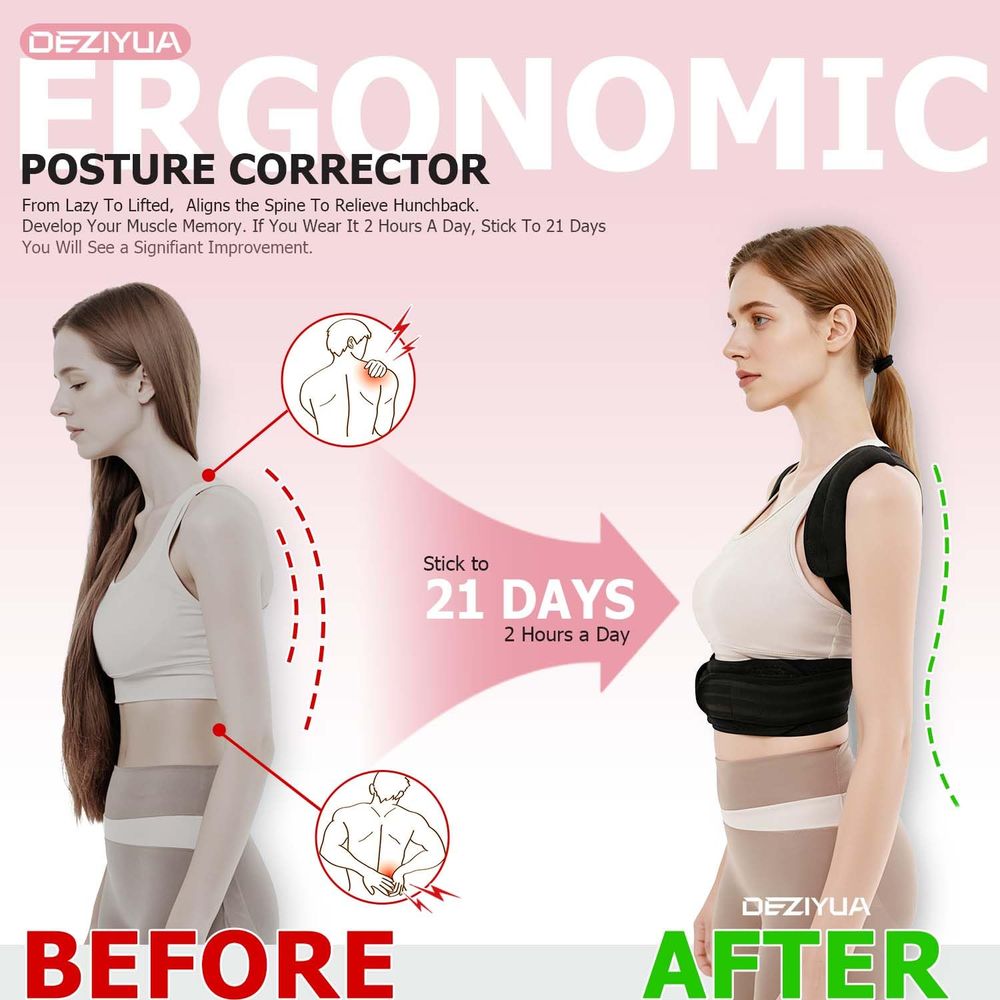 Universal Adjustable Posture C - Posture Corrector Back Brace recension och pris