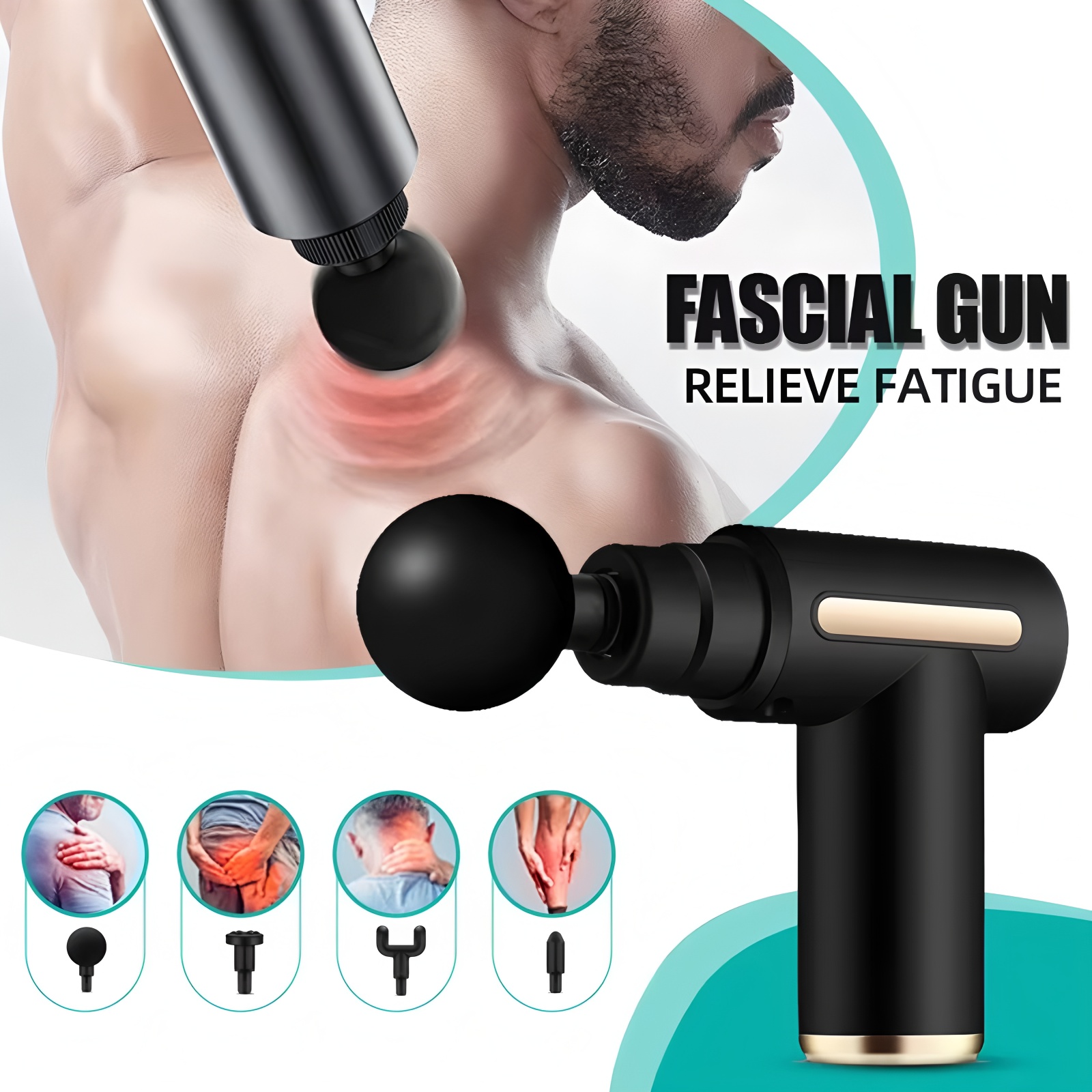 2026Portable Fascial Massage G - Scalp Massager Electric recension och pris