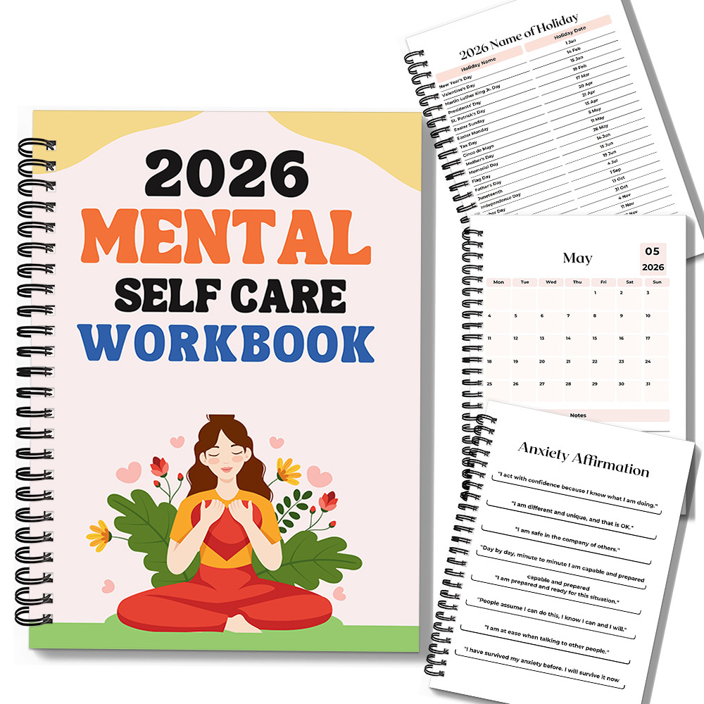1PC 2026 Mindful Mental Self-C - Health Wellness Yoga recension och pris